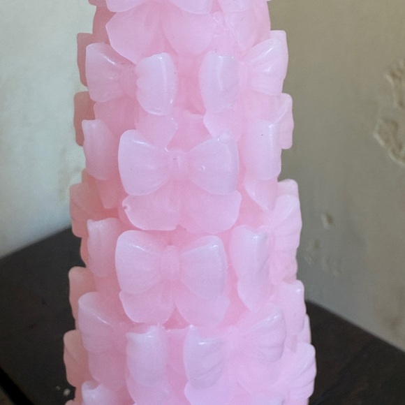 RARE Pink Bow Candle - Picture 4 of 4